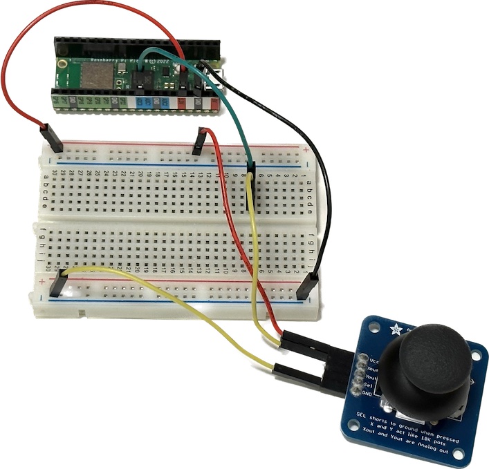 joystick analog input circuit