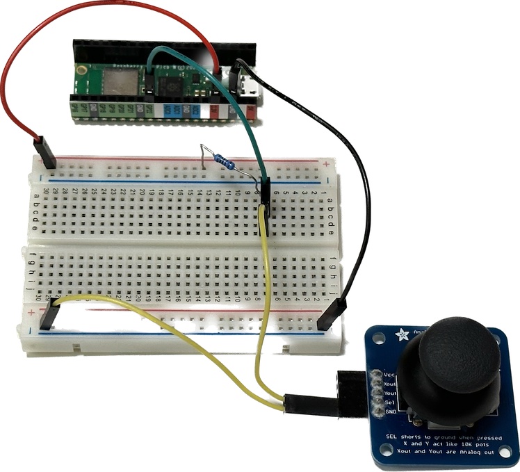 joystick digital input circuit