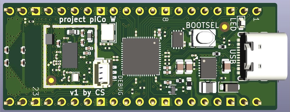 Pico W PCB