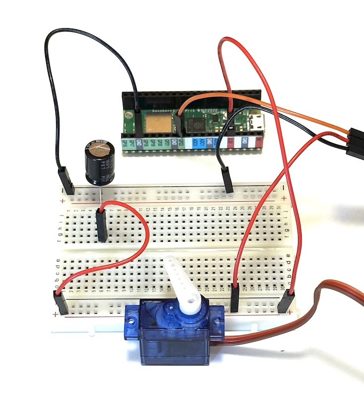 Continuous servo drive circuit