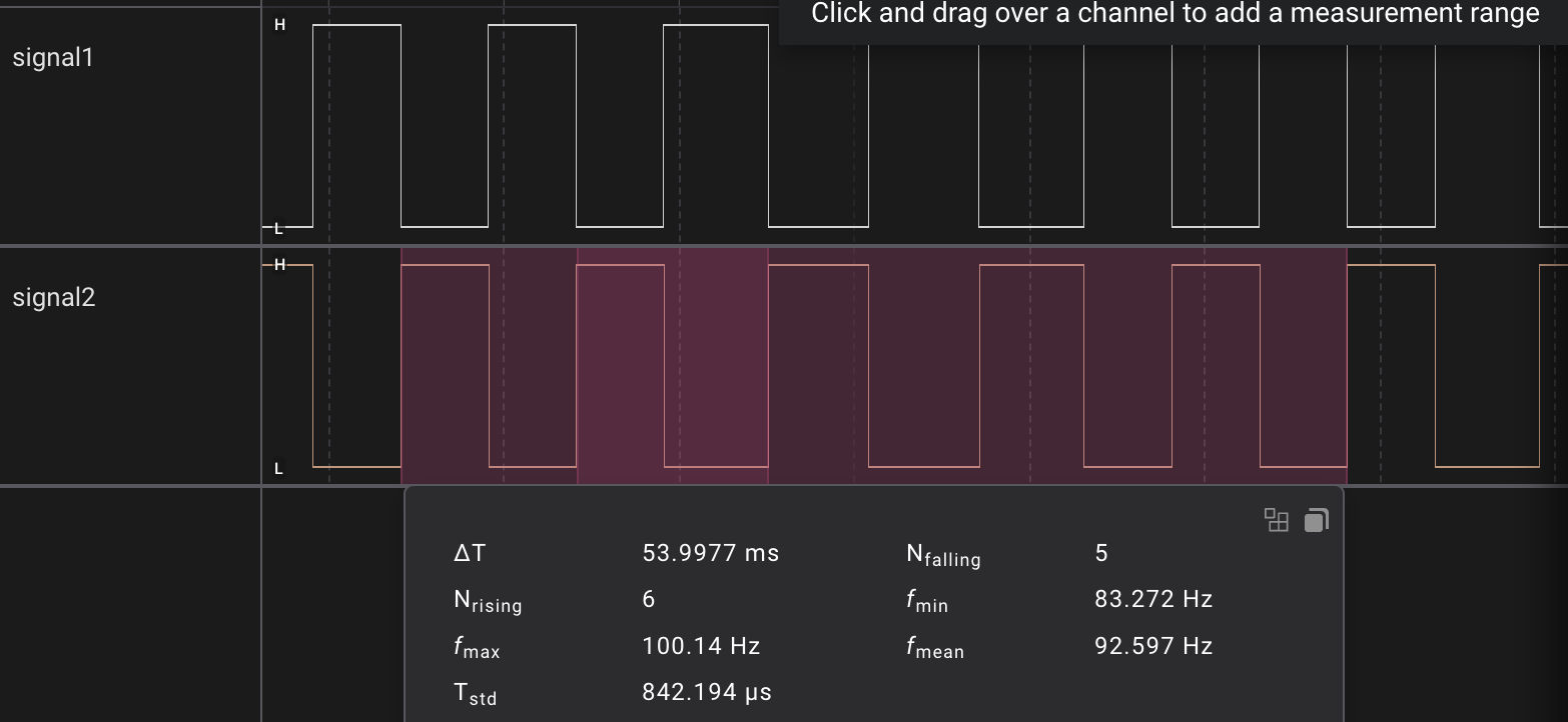 logic analyzer trace